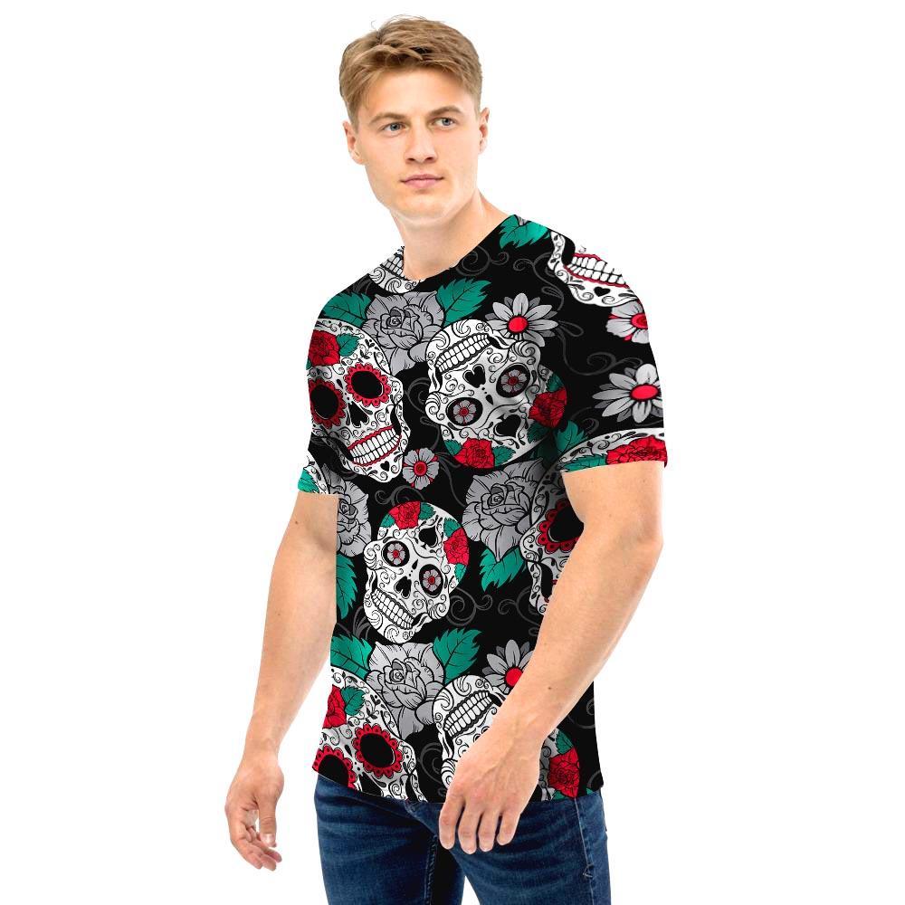 Sugar Skull Men T Shirt-grizzshop