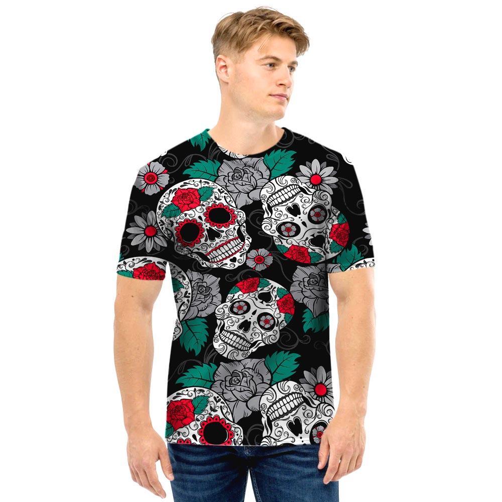 Sugar Skull Men T Shirt-grizzshop