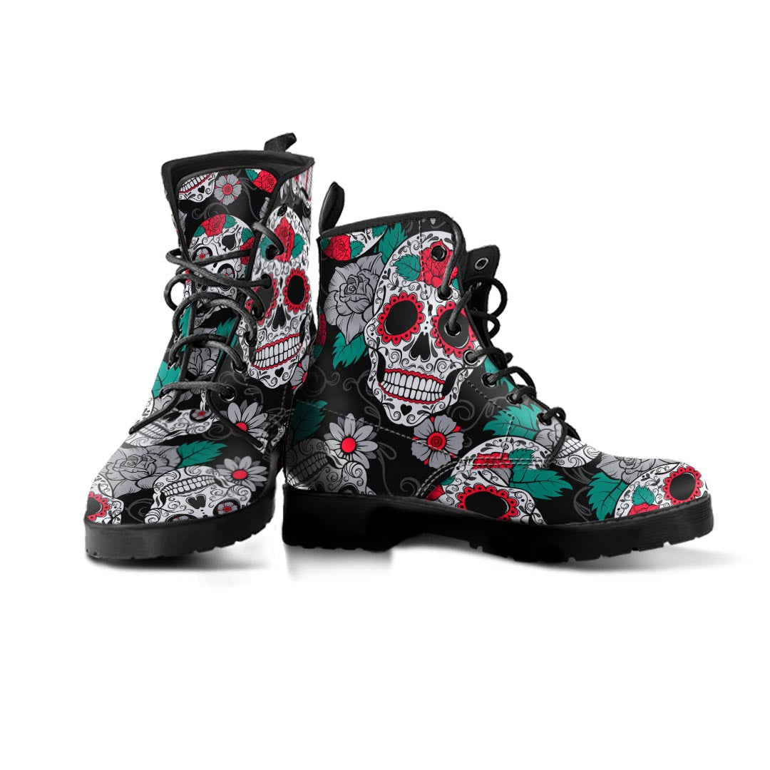 Sugar Skull Men's Boots-grizzshop