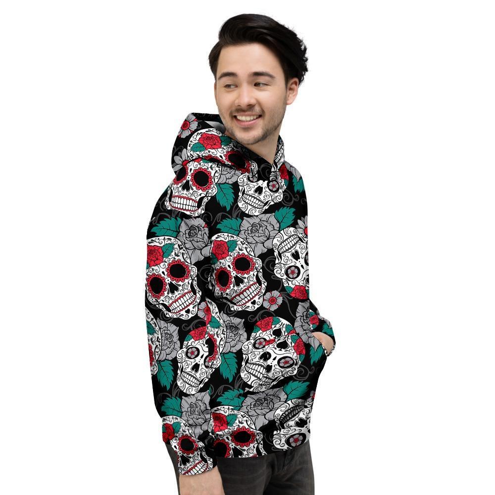 Sugar Skull Men's Hoodie-grizzshop