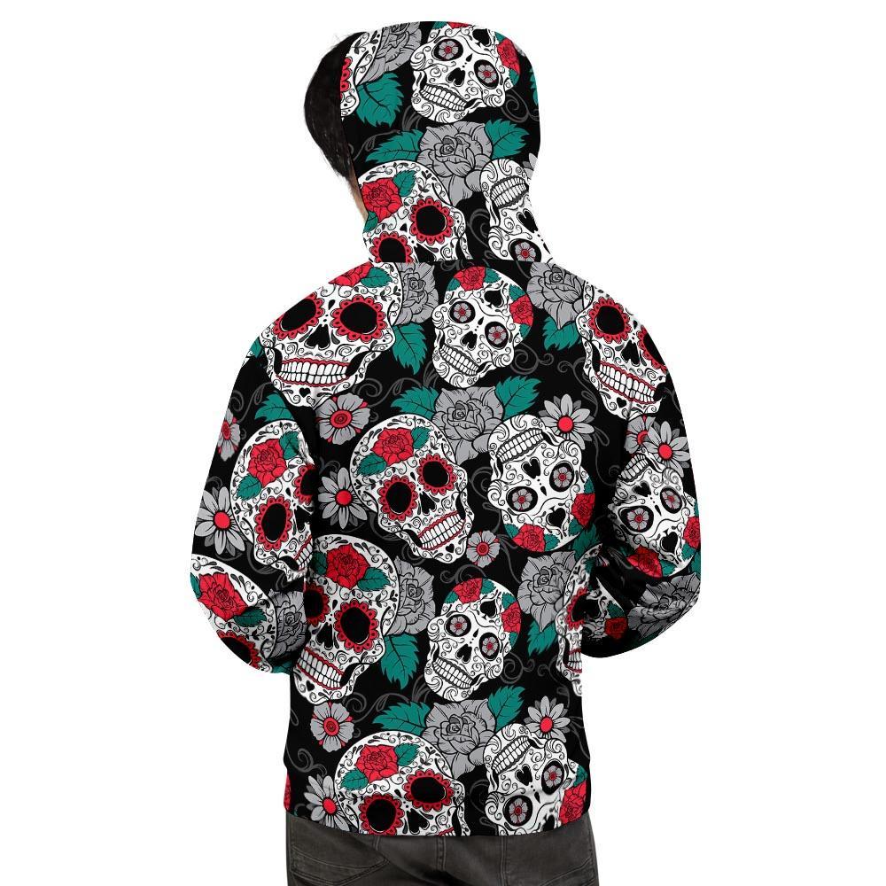 Sugar Skull Men's Hoodie-grizzshop