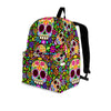 Sugar Skull Mexican Floral Backpack-grizzshop