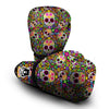 Sugar Skull Mexican Floral Boxing Gloves-grizzshop