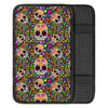 Sugar Skull Mexican Floral Car Console Cover-grizzshop