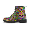 Sugar Skull Mexican Floral Men's Boots-grizzshop