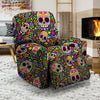 Sugar Skull Mexican Floral Recliner Cover-grizzshop