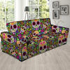 Sugar Skull Mexican Floral Sofa Cover-grizzshop