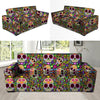 Sugar Skull Mexican Floral Sofa Cover-grizzshop