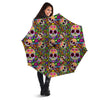 Sugar Skull Mexican Floral Umbrella-grizzshop