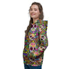 Sugar Skull Mexican Floral Women's Hoodie-grizzshop