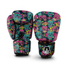 Sugar Skull Print Boxing Gloves-grizzshop