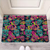 Sugar Skull Print Door Mat-grizzshop