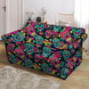 Sugar Skull Print Loveseat Cover-grizzshop