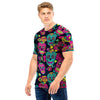 Sugar Skull Print Men T Shirt-grizzshop