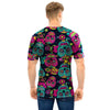 Sugar Skull Print Men T Shirt-grizzshop