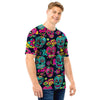 Sugar Skull Print Men T Shirt-grizzshop