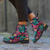 Sugar Skull Print Men's Boots-grizzshop