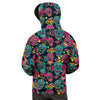 Sugar Skull Print Men's Hoodie-grizzshop