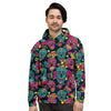 Sugar Skull Print Men's Hoodie-grizzshop