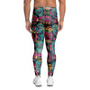 Sugar Skull Print Men's Leggings-grizzshop