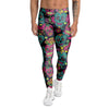 Sugar Skull Print Men's Leggings-grizzshop