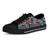 Sugar Skull Print Men's Low Top Shoes-grizzshop