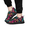 Sugar Skull Print Men's Sneakers-grizzshop