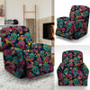 Sugar Skull Print Recliner Cover-grizzshop