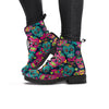 Sugar Skull Print Women's Boots-grizzshop