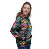 Sugar Skull Print Women's Hoodie-grizzshop