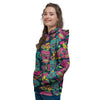 Sugar Skull Print Women's Hoodie-grizzshop