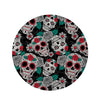 Sugar Skull Round Rug-grizzshop