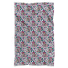 Sugar Skull Skeleton Girly Floral Pattern Print Throw Blanket-grizzshop