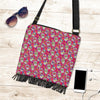 Sugar Skull Skeleton Girly Floral Pirate Pattern Print Crossbody Bags-grizzshop