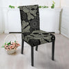 Sugar Skull Skeleton Girly Paisley Pattern Print Chair Cover-grizzshop