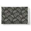 Sugar Skull Skeleton Girly Paisley Pattern Print Throw Blanket-grizzshop