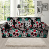 Sugar Skull Sofa Cover-grizzshop