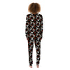 Sugar Skull White And Red Print Pattern Women's Pajamas-grizzshop