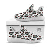 Sugar Skull White Floral Print Pattern White Athletic Shoes-grizzshop