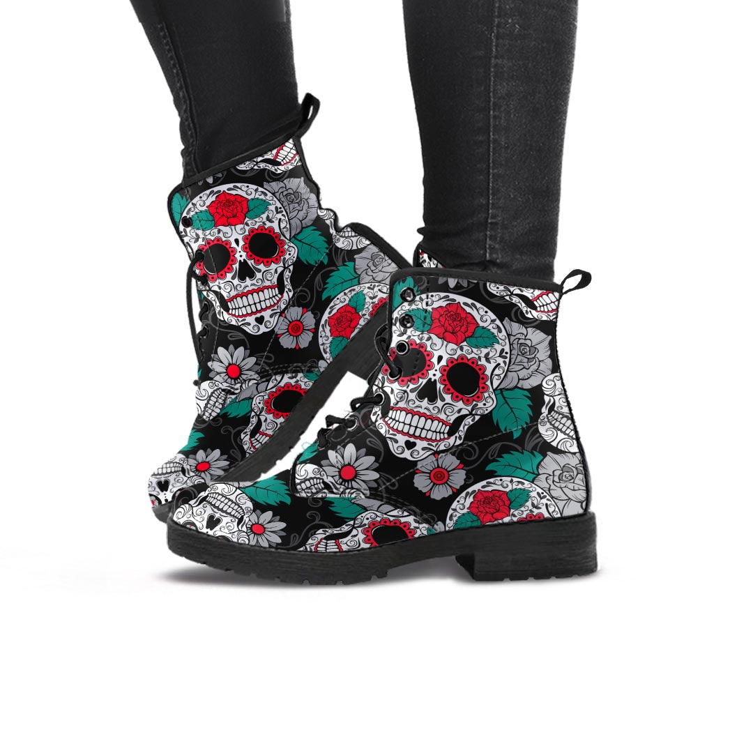 Sugar Skull Women's Boots-grizzshop