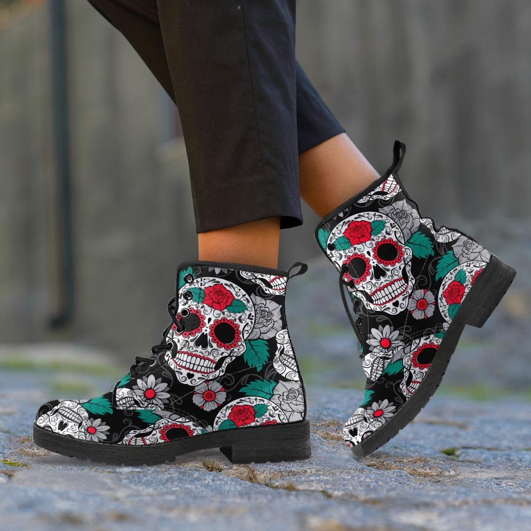 Sugar Skull Women's Boots-grizzshop