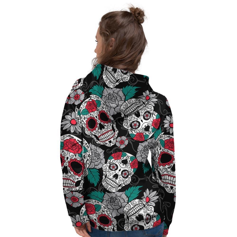 Sugar Skull Women's Hoodie-grizzshop