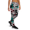 Sugar Skull Women's Joggers-grizzshop