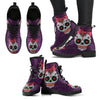 Sugar Skull Women's Leather Boots-grizzshop