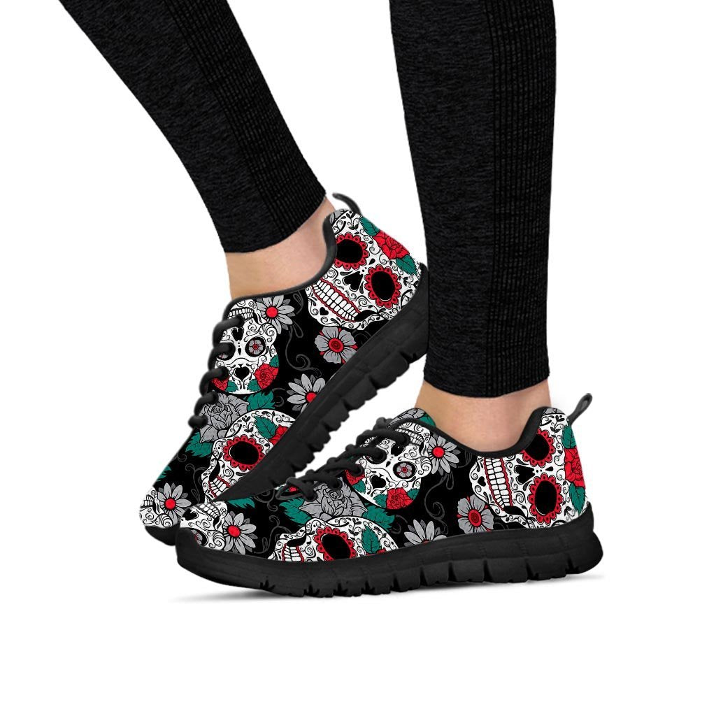 Sugar Skull Women's Sneakers-grizzshop