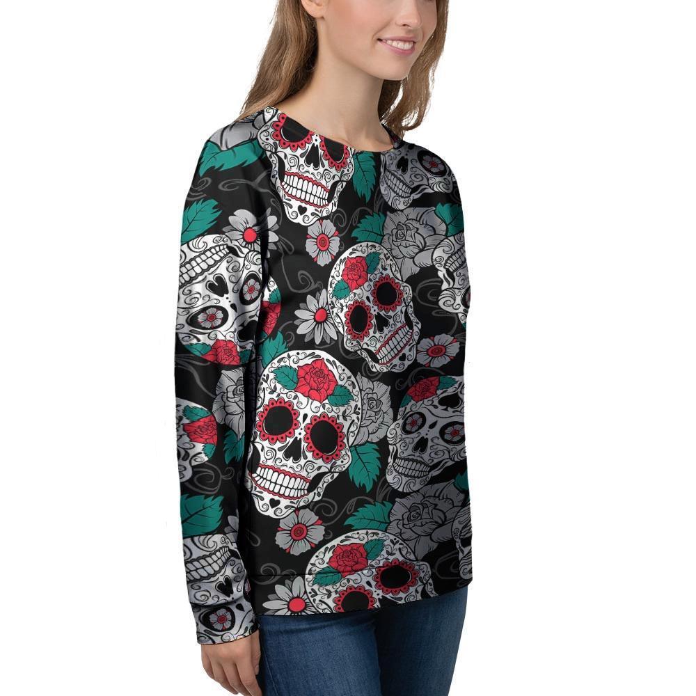 Sugar Skull Women's Sweatshirt-grizzshop