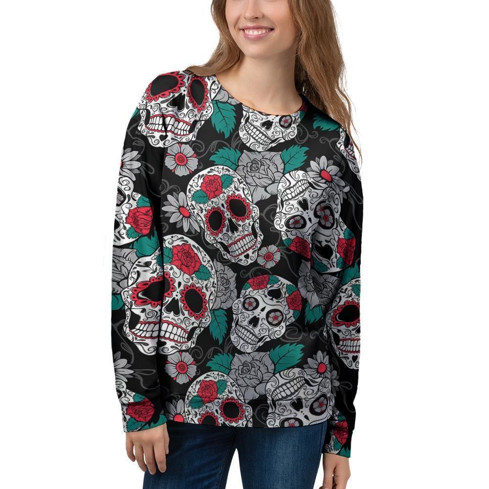 Sugar Skull Women's Sweatshirt-grizzshop