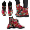 Sugar Skulls Cat Women's Leather Boots-grizzshop