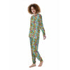 Summer Fruits Tropical Print Pattern Women's Pajamas-grizzshop