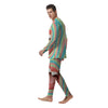 Summer Time Mood Mouth Print Men's Pajamas-grizzshop